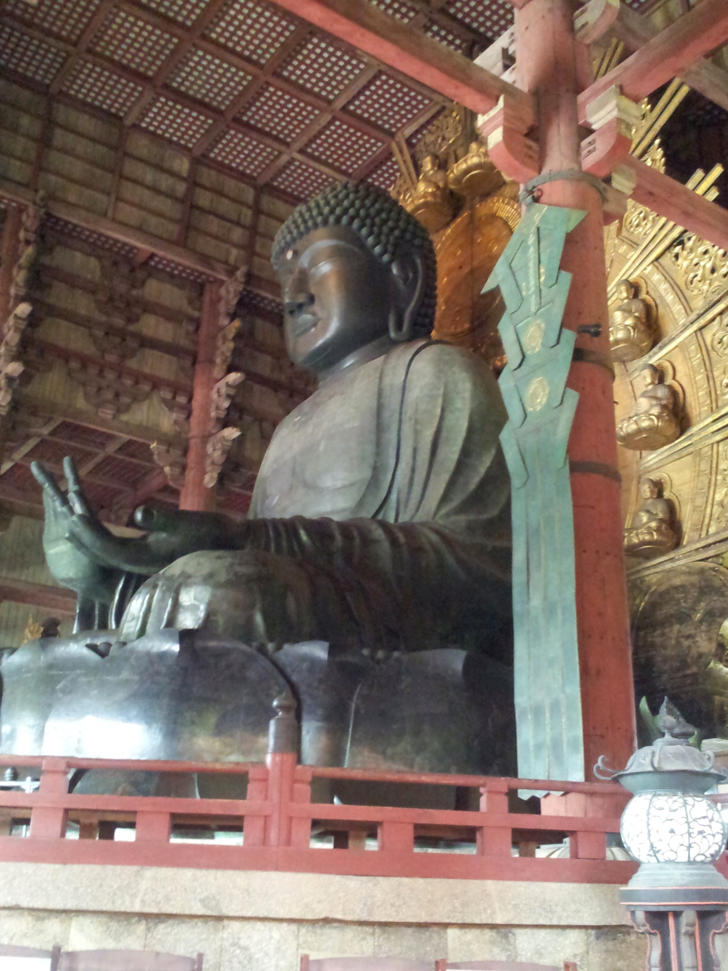 The Great Buddha of Tōdai-ji — 15 metres of bronze cast in the 8th century